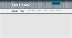 Desktop Screenshot of latitude51solar.ca